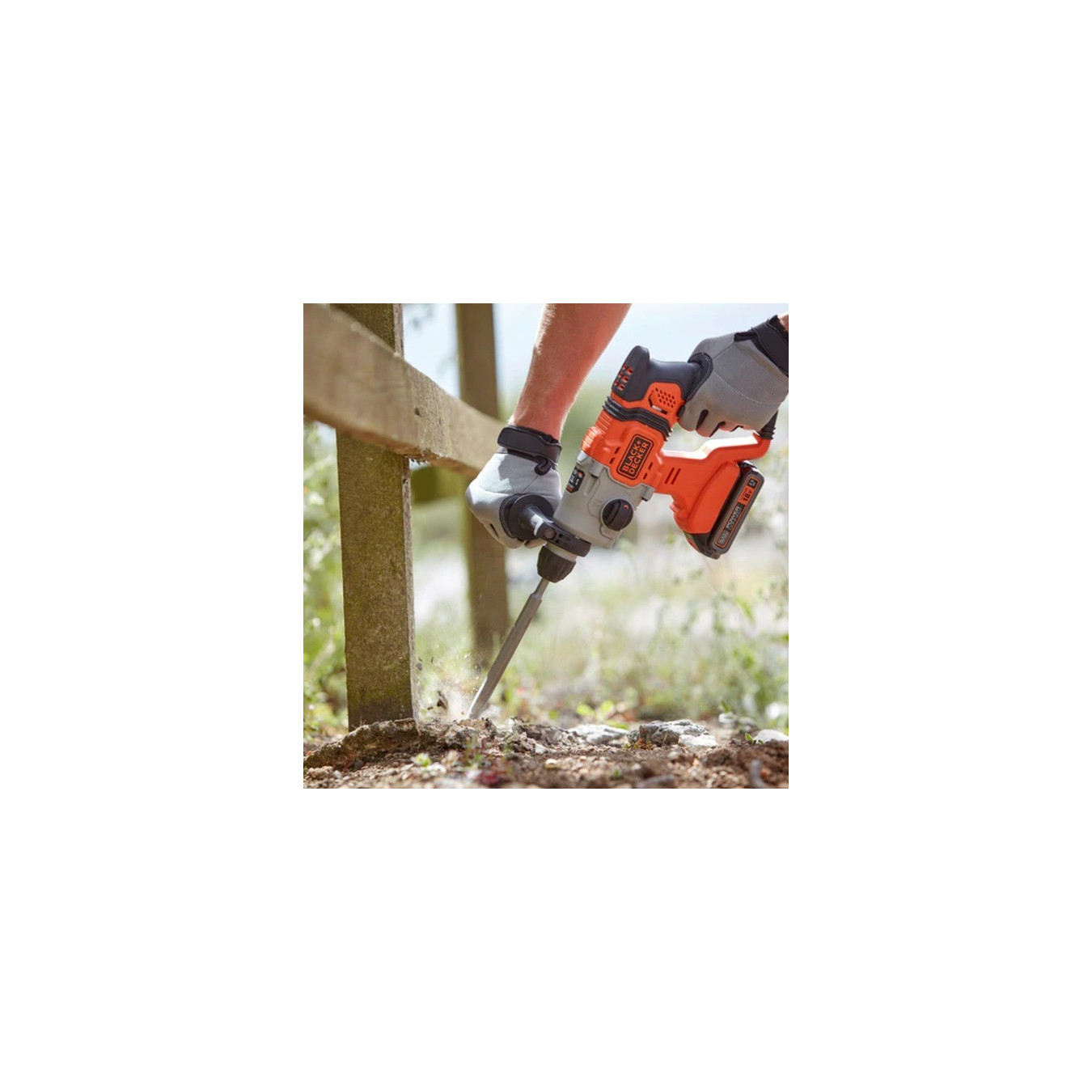 Cordless combination hammer BCD900E2K, 18 volts, hammer drill — Buy in Cyprus with Fast Delivery