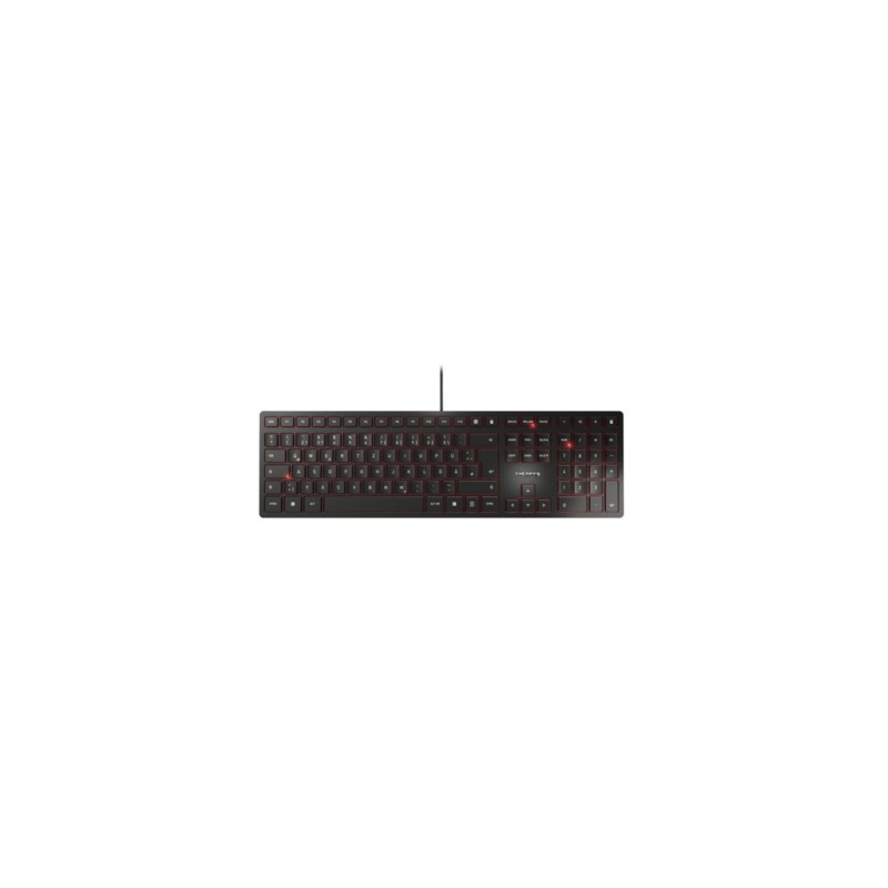 Buy CHERRY KC 6000 SLIM - JK-1600DE-2 - Ultra-flat Wired USB German QWERTZ Full-... in Cyprus, Nicosia, Limassol, Larnaka, Pafos