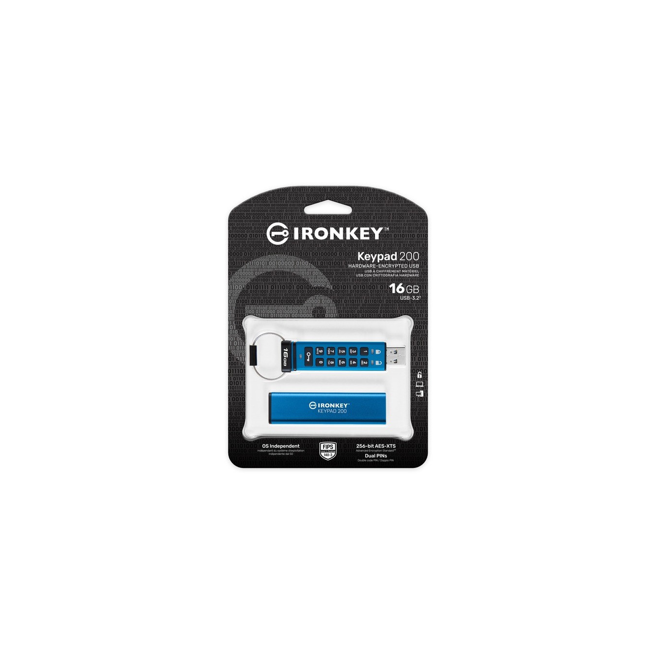 IronKey Keypad 200 16 GB, USB-Stick — Buy in Cyprus with Fast Delivery