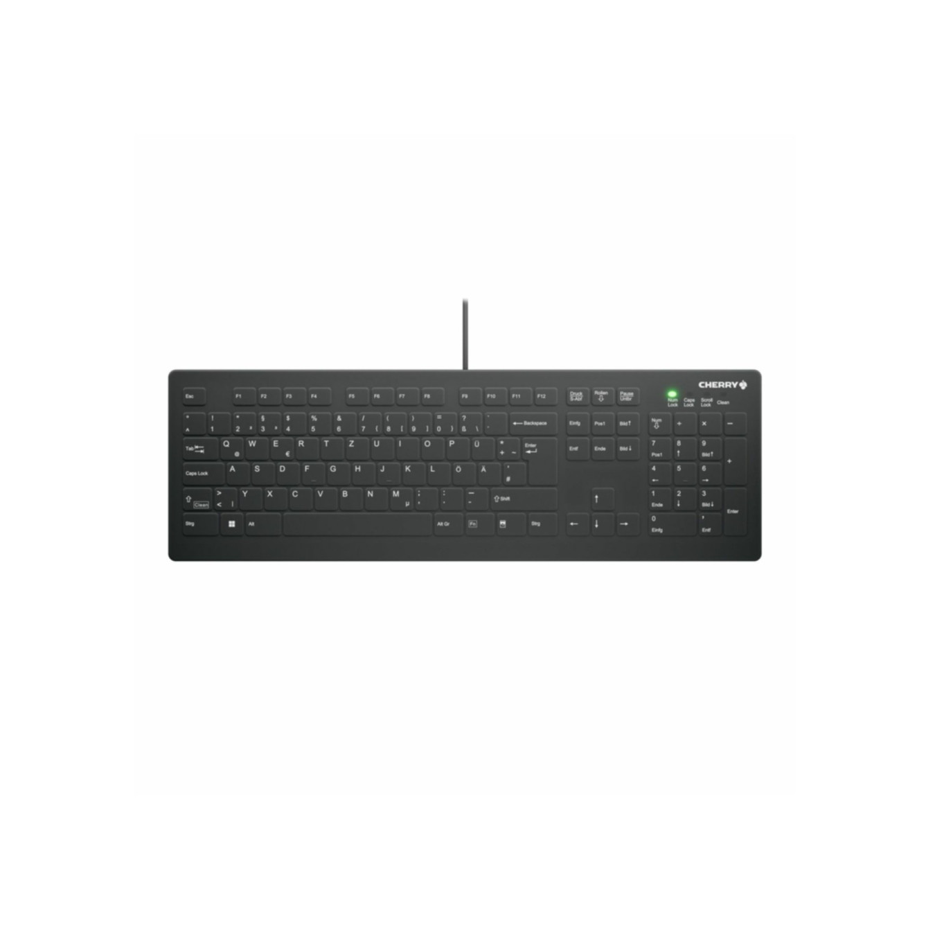 Cherry Medical Active Key AK-C8112 - Wired Disinfectable Full-Size Medical Keyboard, Black — Buy in Cyprus with Fast Delivery