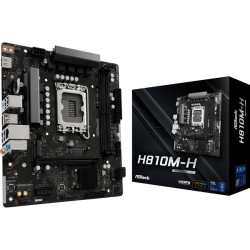 ASRock H810M-H Intel H810 LGA 1851 Micro-ATX DDR5 Motherboard - 90-MXBS4-A0UAYZ (Boxed) — Buy in Cyprus with Fast Delivery