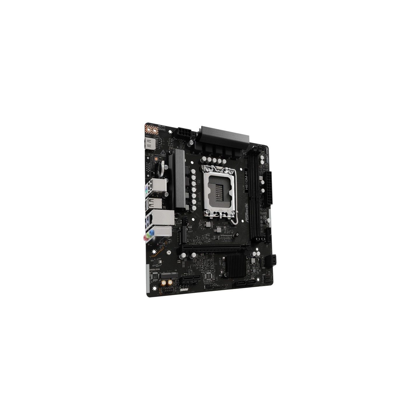 ASRock H810M-H Intel H810 LGA 1851 Micro-ATX DDR5 Motherboard - 90-MXBS4-A0UAYZ (Boxed) — Buy in Cyprus with Fast Delivery