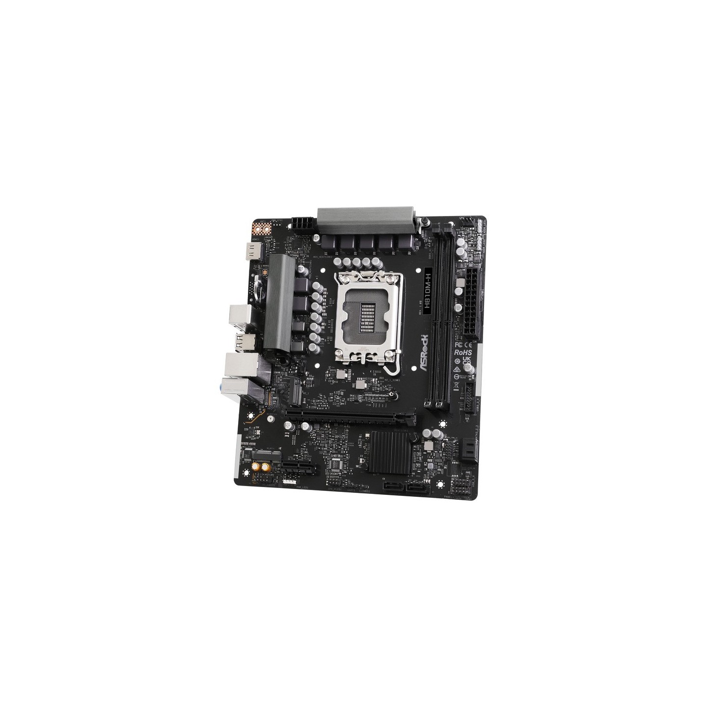 ASRock H810M-H Intel H810 LGA 1851 Micro-ATX DDR5 Motherboard - 90-MXBS4-A0UAYZ (Boxed) — Buy in Cyprus with Fast Delivery