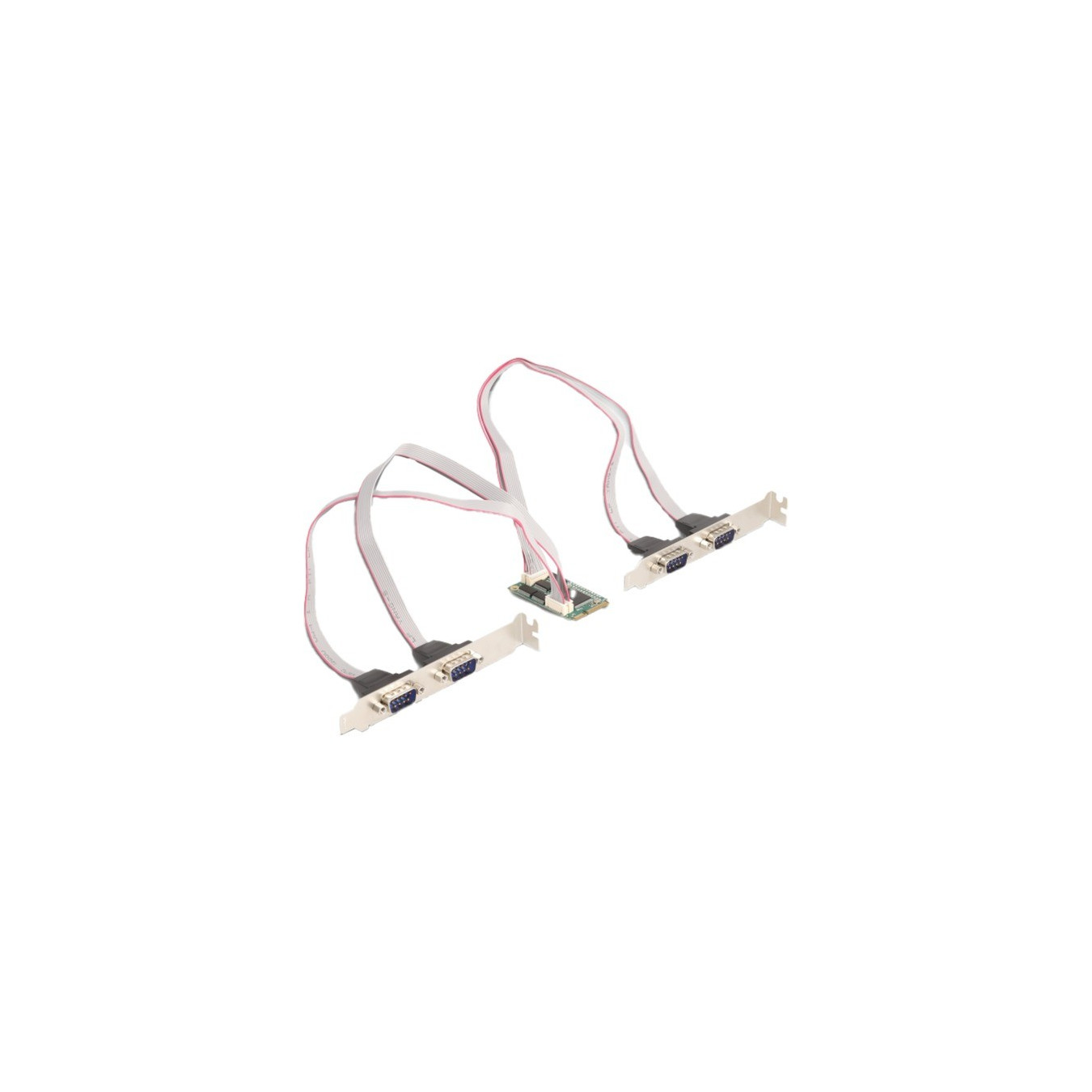 Mini PCIe I O full size 4 x serial RS-232, interface extension — Buy in Cyprus with Fast Delivery