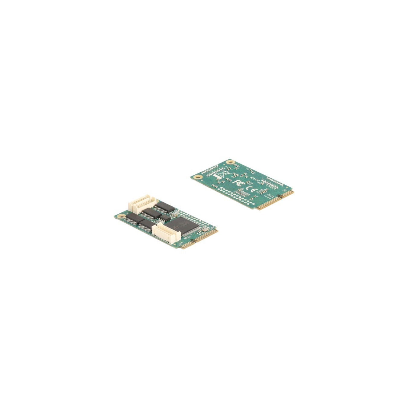 Mini PCIe I O full size 4 x serial RS-232, interface extension — Buy in Cyprus with Fast Delivery