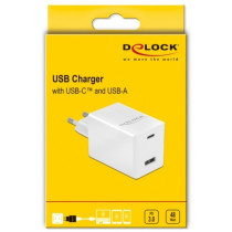 USB charger USB-C PD 3.0 + USB-A, 48 watts — Buy in Cyprus with Fast Delivery