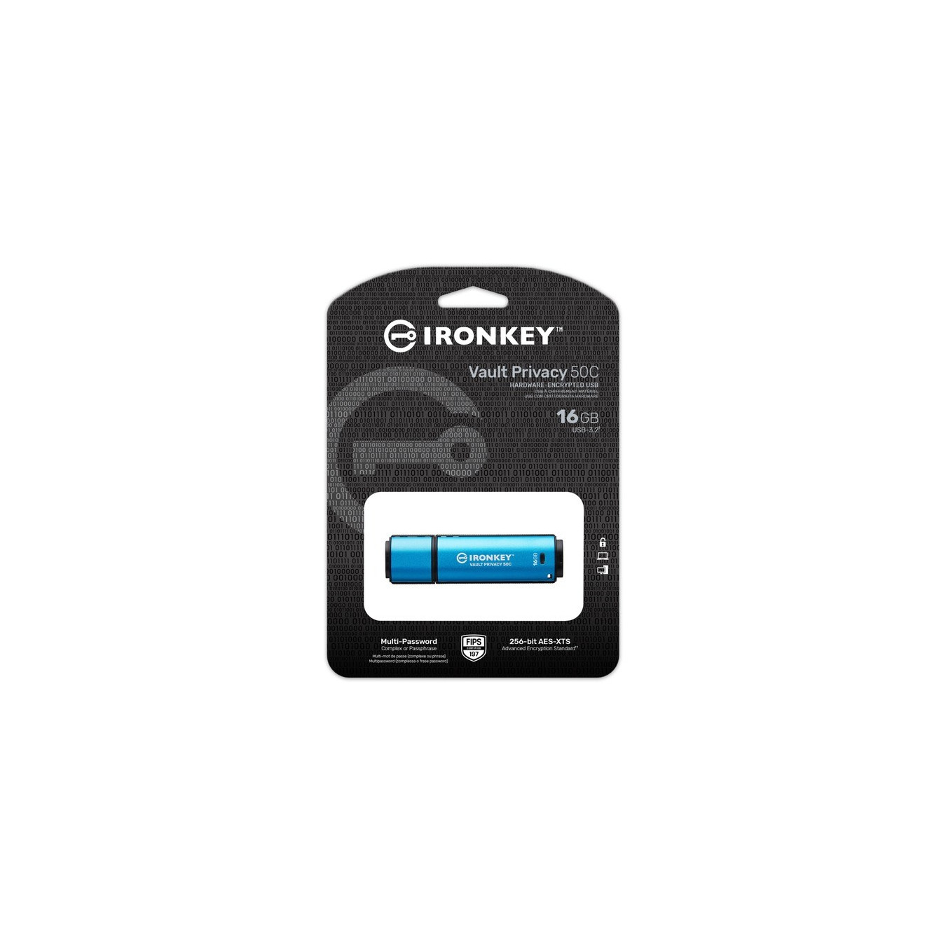 IronKey Vault Privacy 50 16 GB, USB-Stick — Buy in Cyprus with Fast Delivery