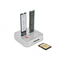 USB 3.0 docking and cloning station M.2 NVMe M.2 SATA SD, docking station — Buy in Cyprus with Fast Delivery