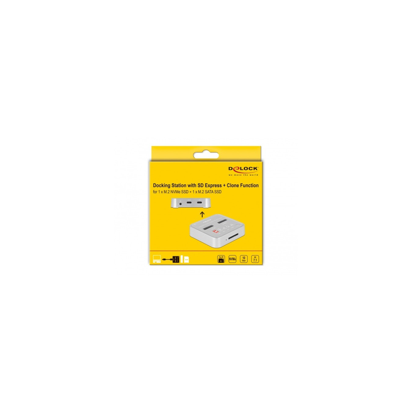 USB 3.0 docking and cloning station M.2 NVMe M.2 SATA SD, docking station — Buy in Cyprus with Fast Delivery
