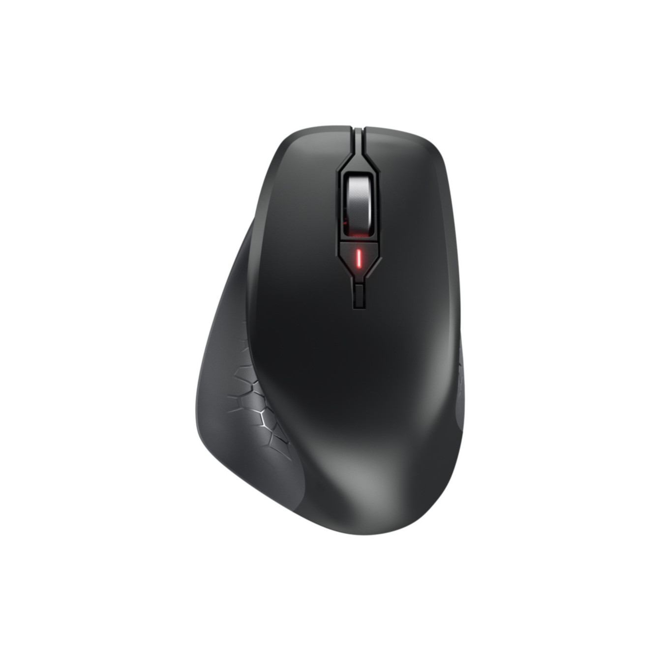 Cherry STREAM COMFORT Wireless Mouse - Right-Hand Ergonomic, 4000 DPI, 2.4 GHz Nano Receiver - Black/Grey