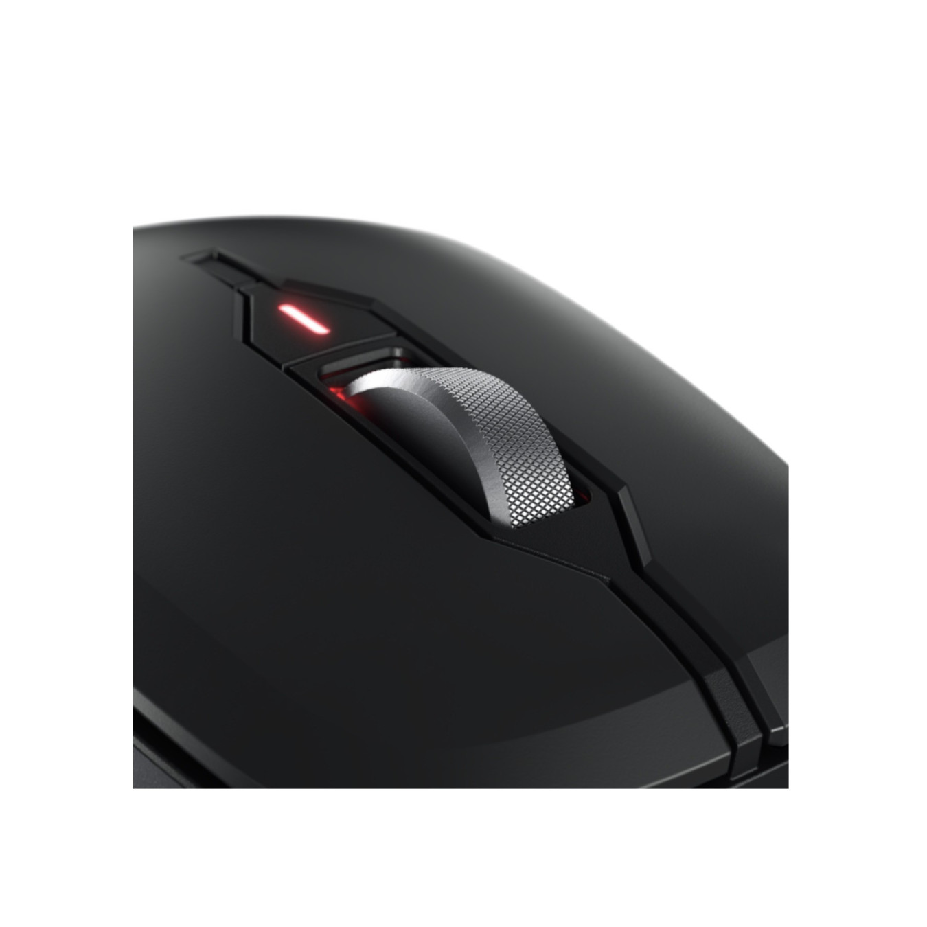 Cherry STREAM COMFORT Wireless Mouse - Right-Hand Ergonomic, 4000 DPI, 2.4 GHz Nano Receiver - Black/Grey