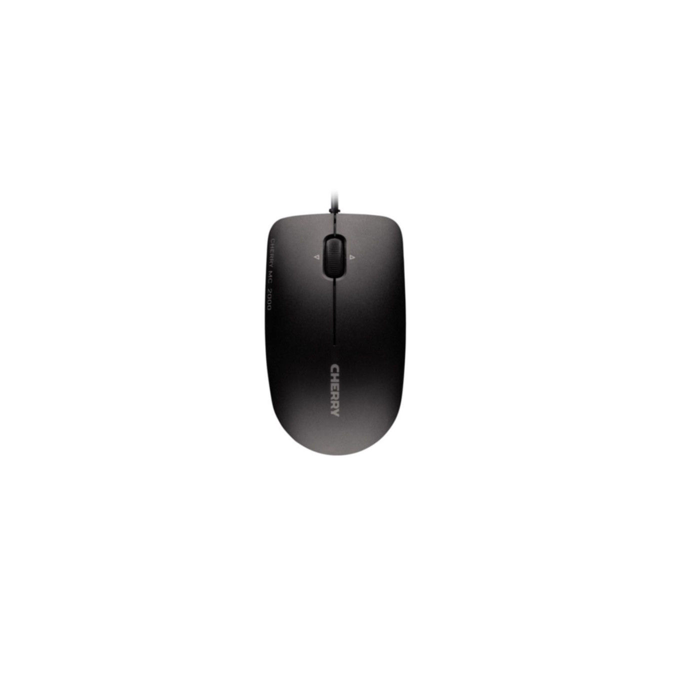 Cherry MC2000 - JM-0600-2 - Black Ambidextrous Wired USB Mouse, 1600 DPI, 3-Button Office Mouse