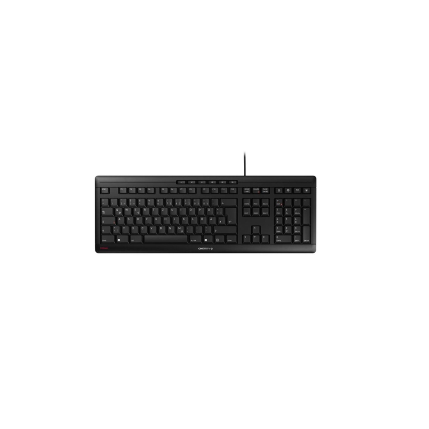 CHERRY STREAM Keyboard JK-8500DE-2 Wired USB German QWERTZ Black Scissor Full-size (Boxed) — Buy in Cyprus with Fast Delivery