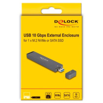 External Enclosure M.2 NVMe PCle SSD, SATA SSD, Drive Enclosure — Buy in Cyprus with Fast Delivery