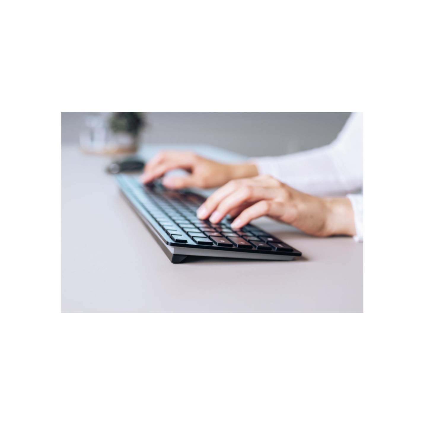 Cherry KW 9100 SLIM Wireless German QWERTZ 108-Key Keyboard (Boxed) — Buy in Cyprus with Fast Delivery