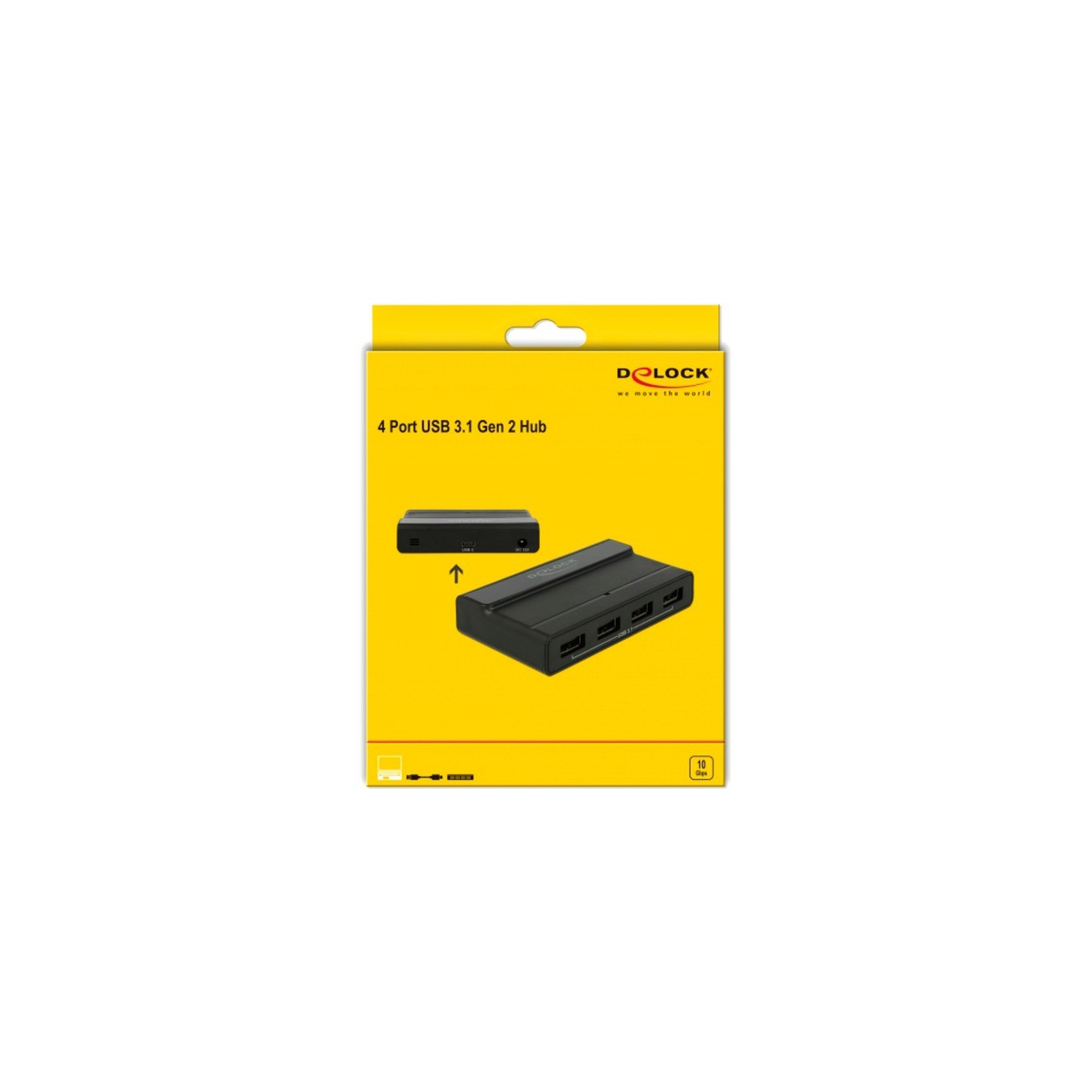 Externer USB 3.2 Gen 2 4 PortHub 10Gbps, USB-Hub — Buy in Cyprus with Fast Delivery