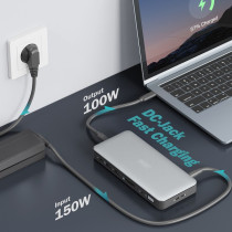 11 Port USB-C Dockingstation — Buy in Cyprus with Fast Delivery