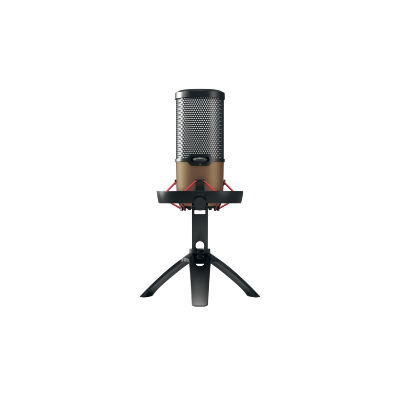 Cherry UM 9.0 PRO RGB - JA-0720 - USB Table Microphone, 24-bit/192kHz, Headphone Out, Mute, Black/Copper