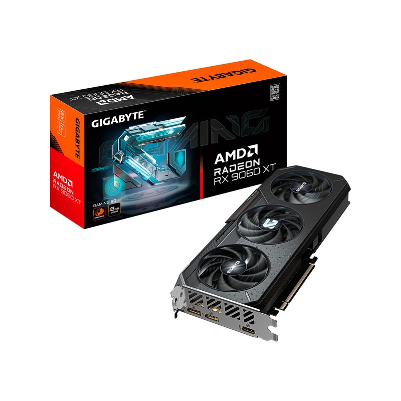 Gigabyte Radeon RX 9060 XT GAMING OC 8GB - RDNA 4 PCIe 5.0 Graphics Card - GV-R9060XTGAMING-8GD (Boxed)