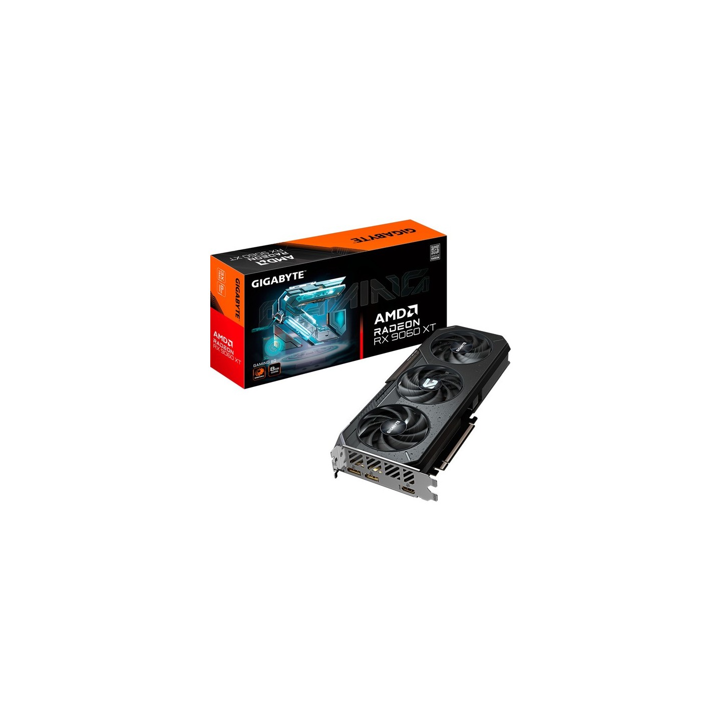 Gigabyte Radeon RX 9060 XT GAMING OC 8GB - RDNA 4 PCIe 5.0 Graphics Card - GV-R9060XTGAMING-8GD (Boxed)