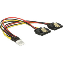 Floppy connector to 2x SATA 15Pin socket, Y-cable — Buy in Cyprus with Fast Delivery