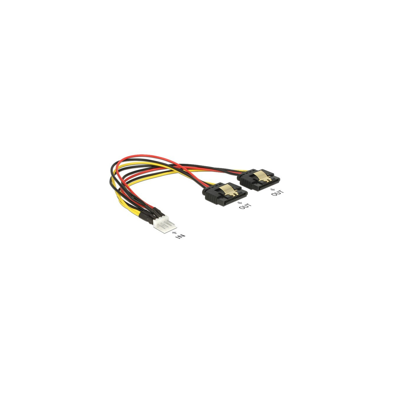 Floppy connector to 2x SATA 15Pin socket, Y-cable — Buy in Cyprus with Fast Delivery