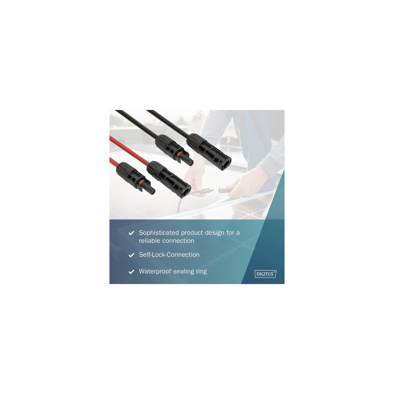 Solar cable extension Ø 4mm2 PV 1,500Volt — Buy in Cyprus with Fast Delivery