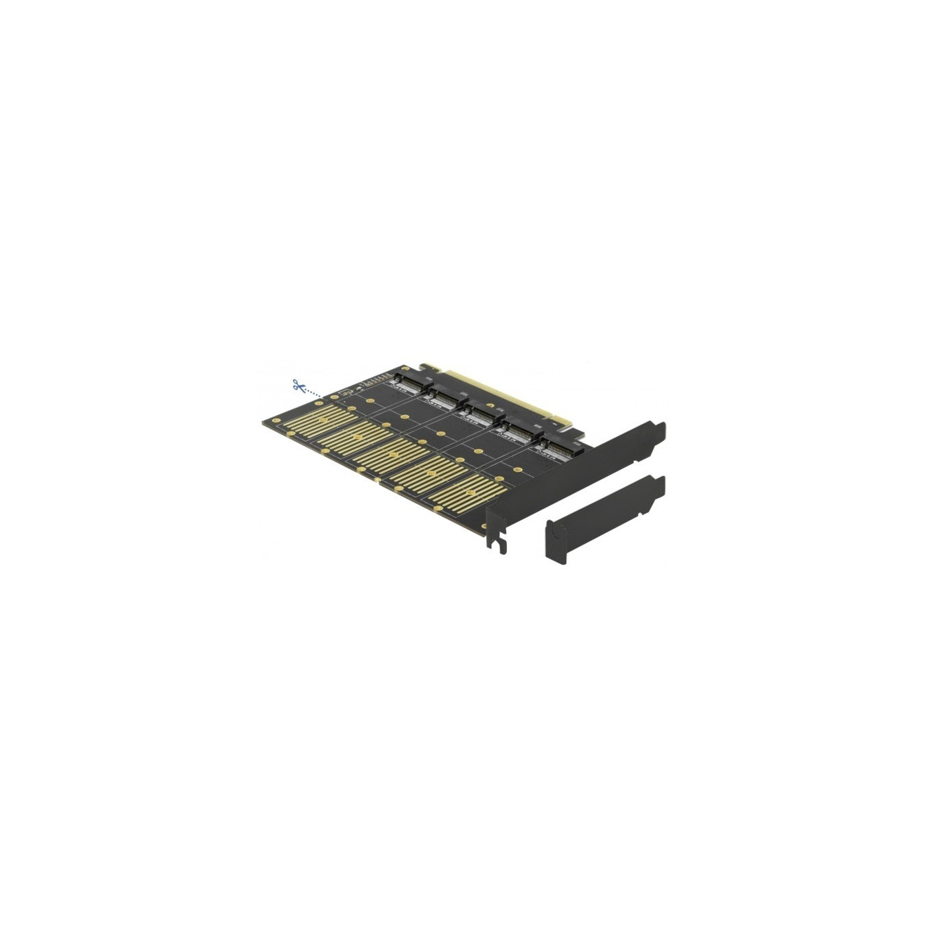 PCIe x16Karte to 5x M.2 Key B — Buy in Cyprus with Fast Delivery
