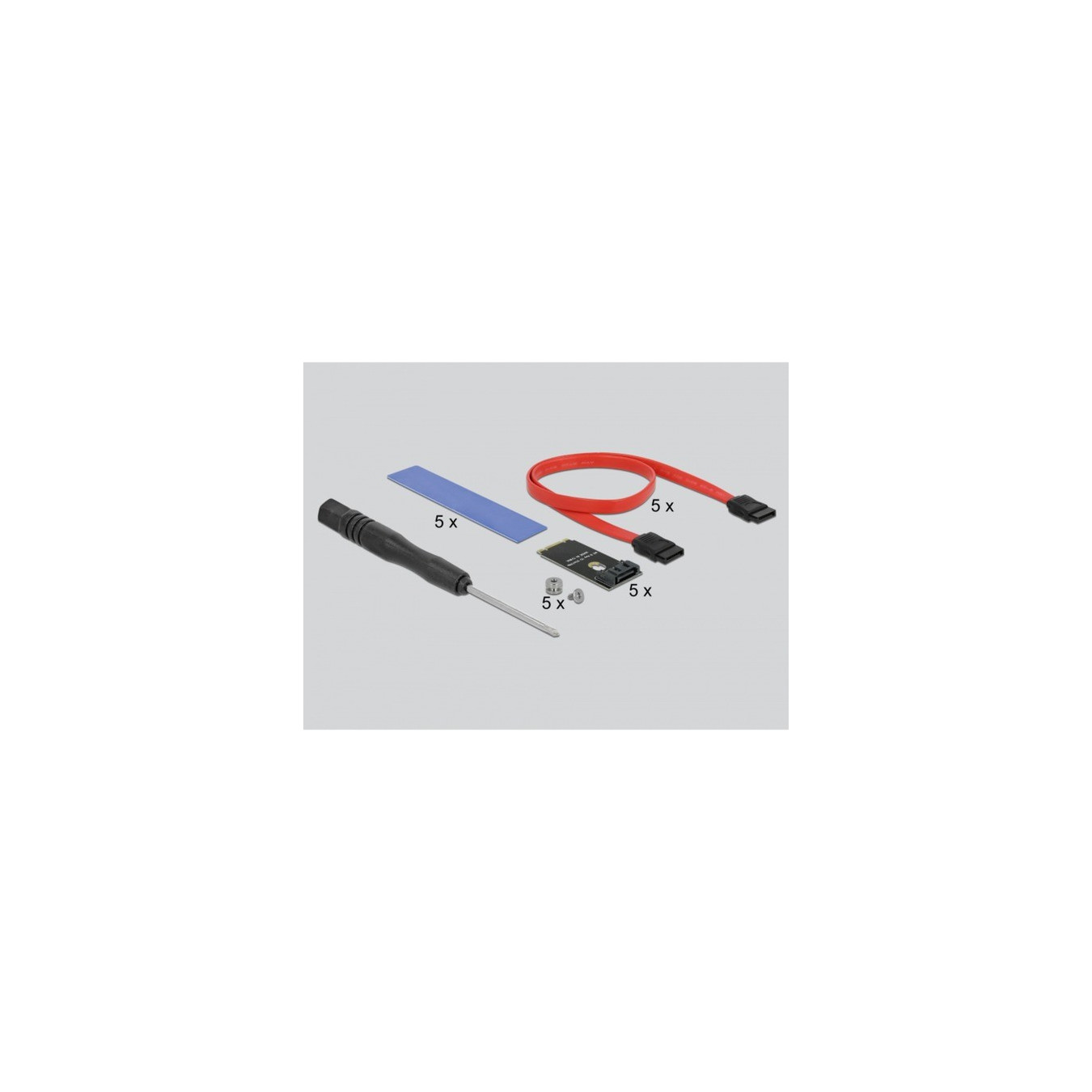 PCIe x16Karte to 5x M.2 Key B — Buy in Cyprus with Fast Delivery