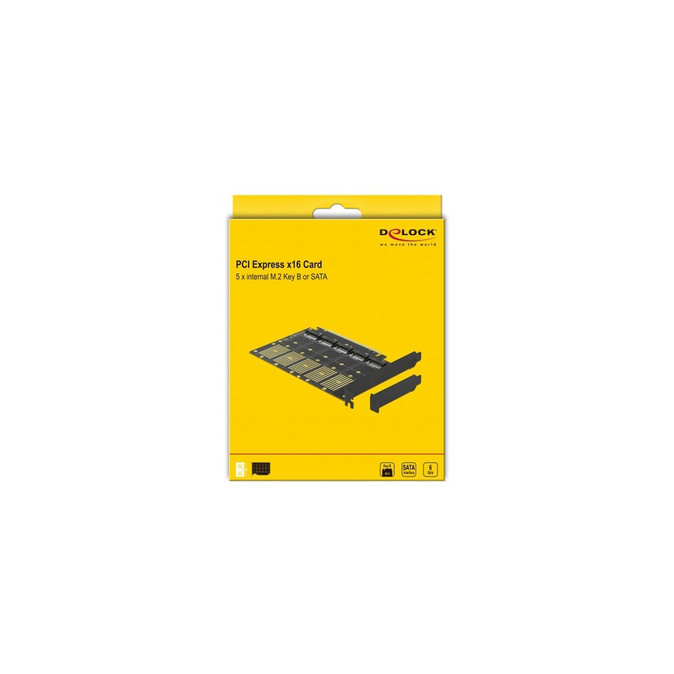 PCIe x16Karte to 5x M.2 Key B — Buy in Cyprus with Fast Delivery