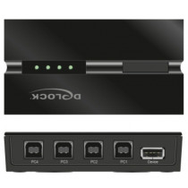 USB 2.0 switch for 4 PCs on 1 device, USB switch — Buy in Cyprus with Fast Delivery