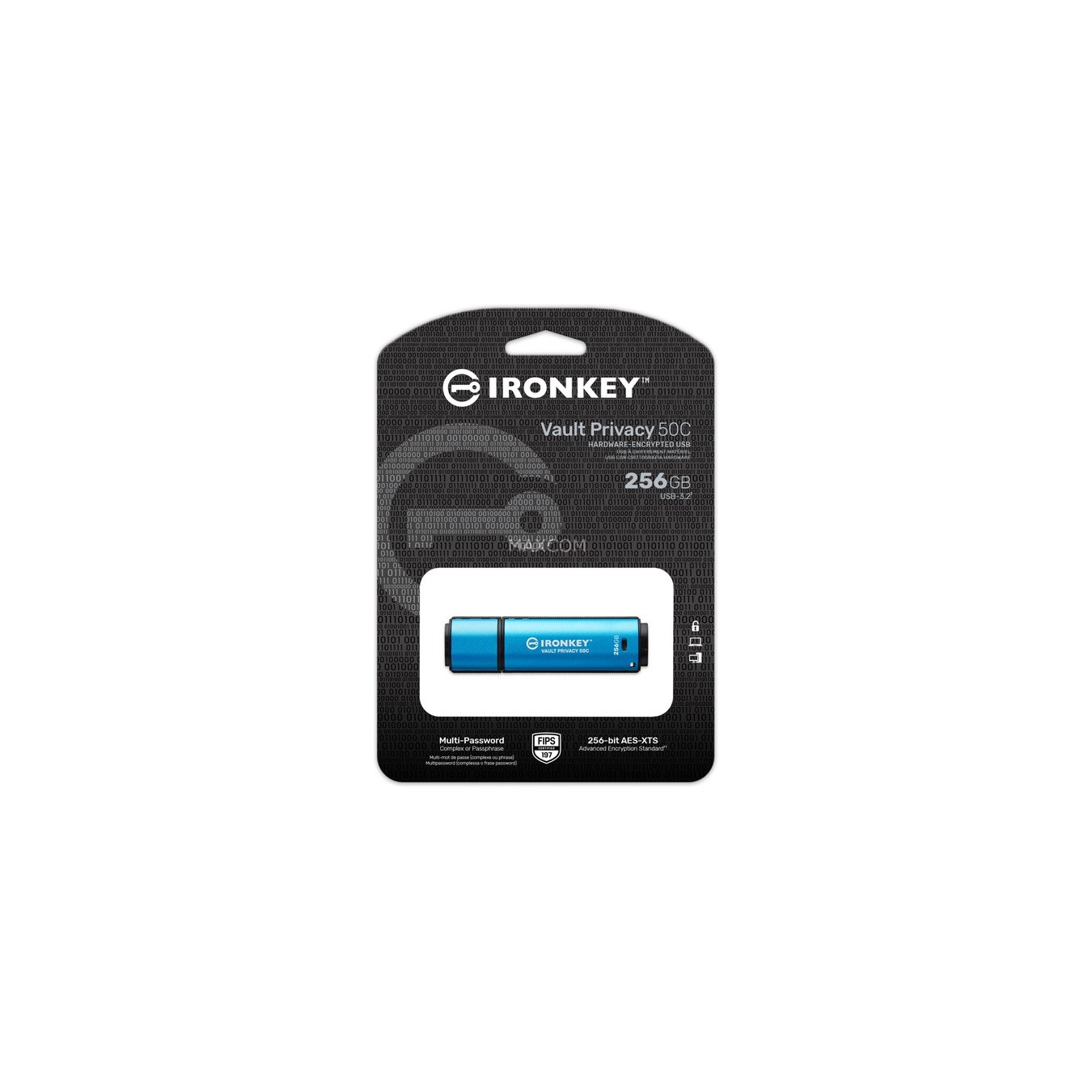 IronKey Vault Privacy 50 256 GB, USB-Stick — Buy in Cyprus with Fast Delivery