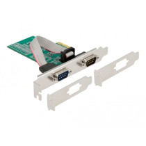 PCIe x1 card to 2x serial RS-232, interface card — Buy in Cyprus with Fast Delivery