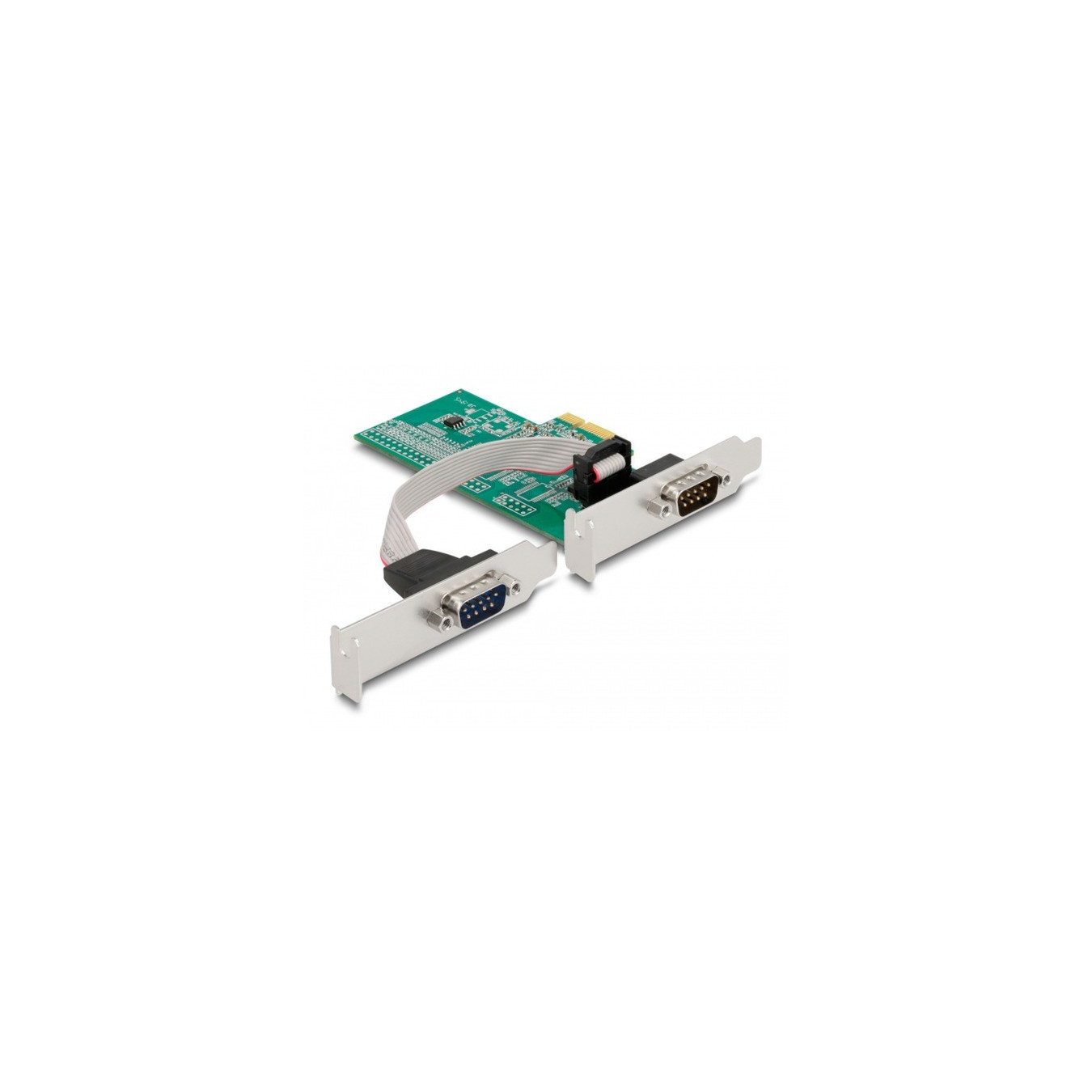 PCIe x1 card to 2x serial RS-232, interface card — Buy in Cyprus with Fast Delivery
