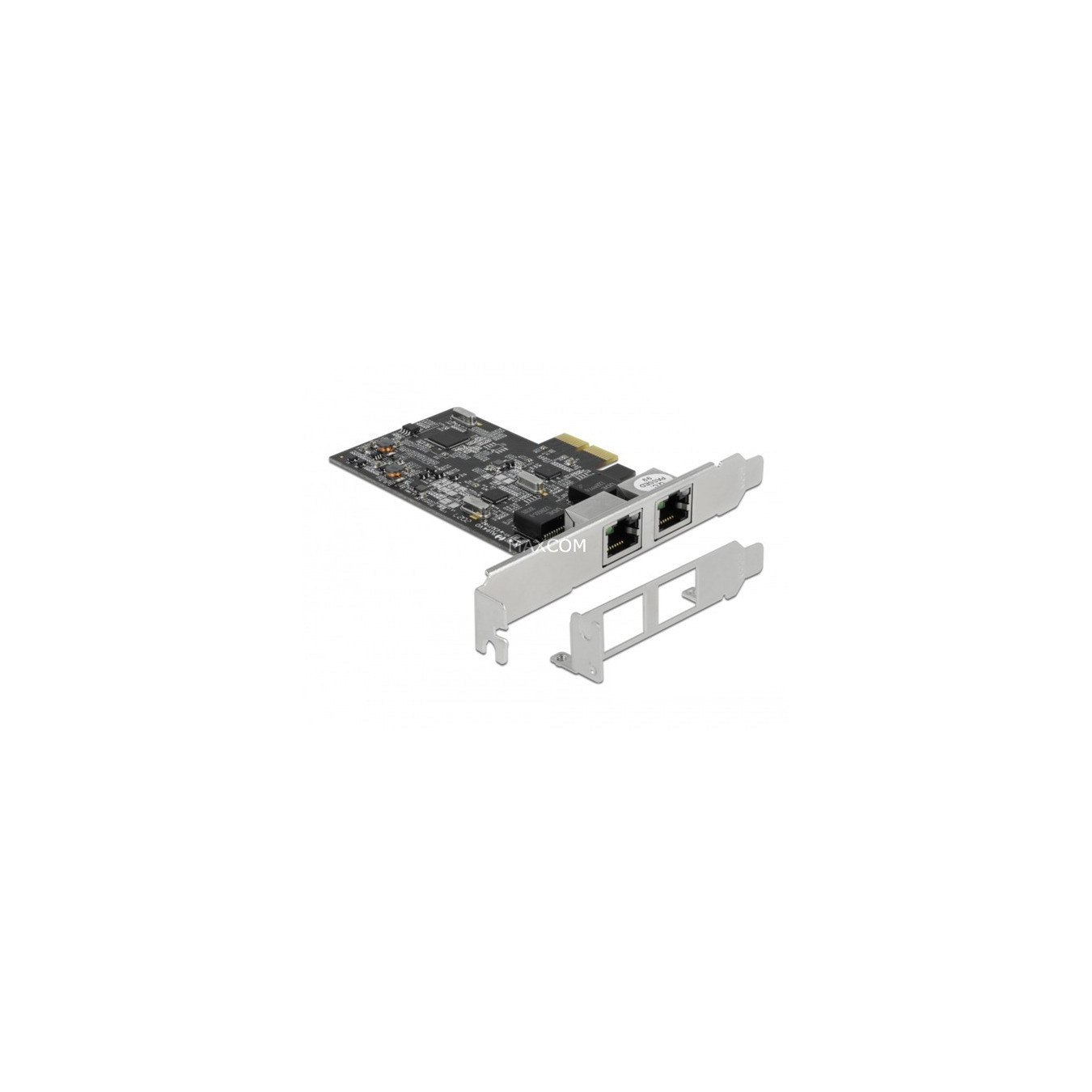PCI Express x2 card to 2 x RJ45 2.5 Gigabit LAN RTL8125, LAN adapter — Buy in Cyprus with Fast Delivery