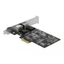 PCI Express x2 card to 2 x RJ45 2.5 Gigabit LAN RTL8125, LAN adapter — Buy in Cyprus with Fast Delivery