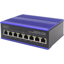 8 Port Fast Ethernet Network PoE Switch,Industrial, Unmanaged — Buy in Cyprus with Fast Delivery