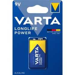 Varta High Energy 9V Alkaline Battery - 4922/4922121411 (Blister) — Buy in Cyprus with Fast Delivery