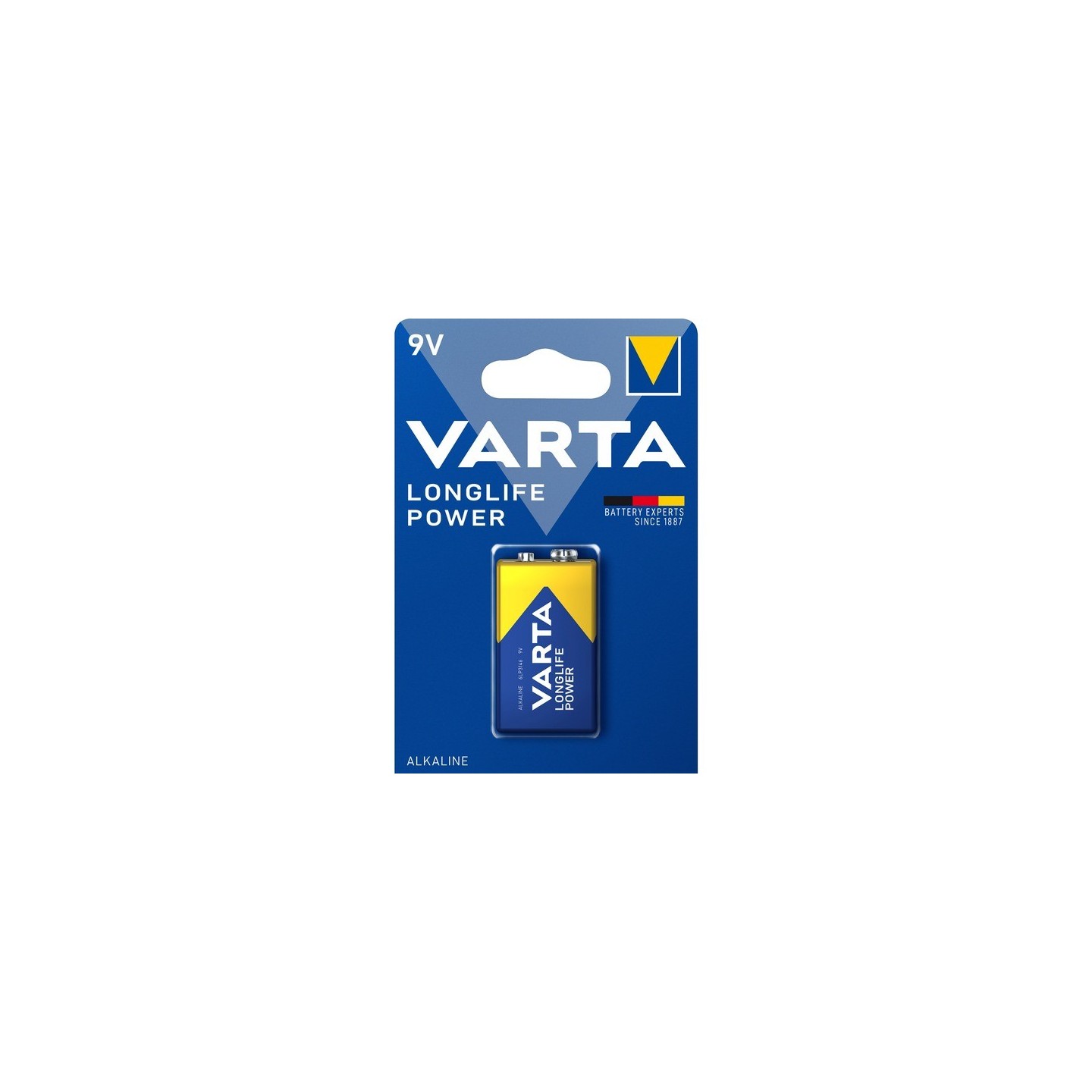 Varta High Energy 9V Alkaline Battery - 4922/4922121411 (Blister) — Buy in Cyprus with Fast Delivery