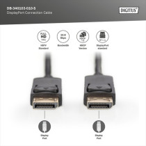 DisplayPort connection cable, Full HD 1080p — Buy in Cyprus with Fast Delivery