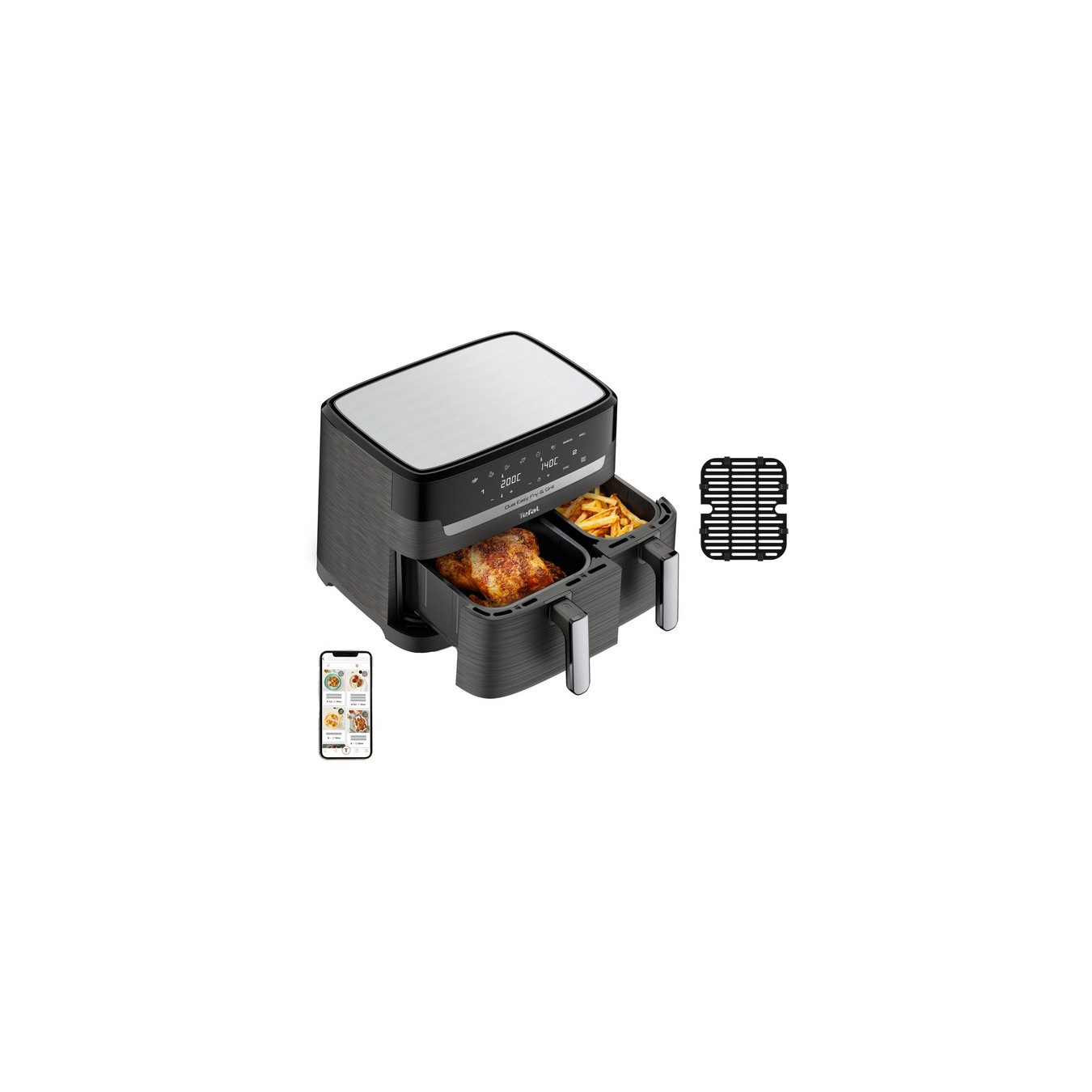 Double hot air fryer Dual Easy Fry & Grill — Buy in Cyprus with Fast Delivery