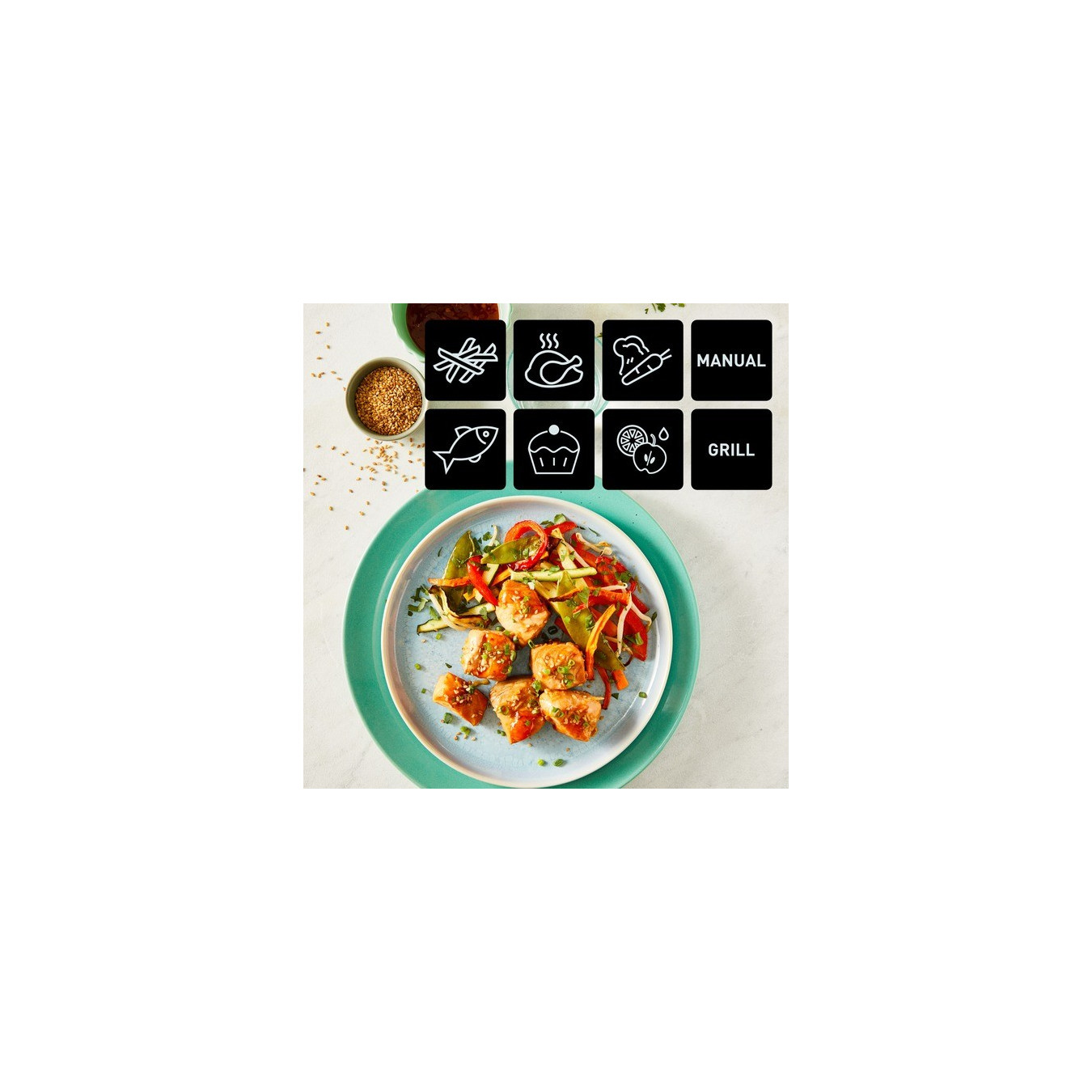 Double hot air fryer Dual Easy Fry & Grill — Buy in Cyprus with Fast Delivery