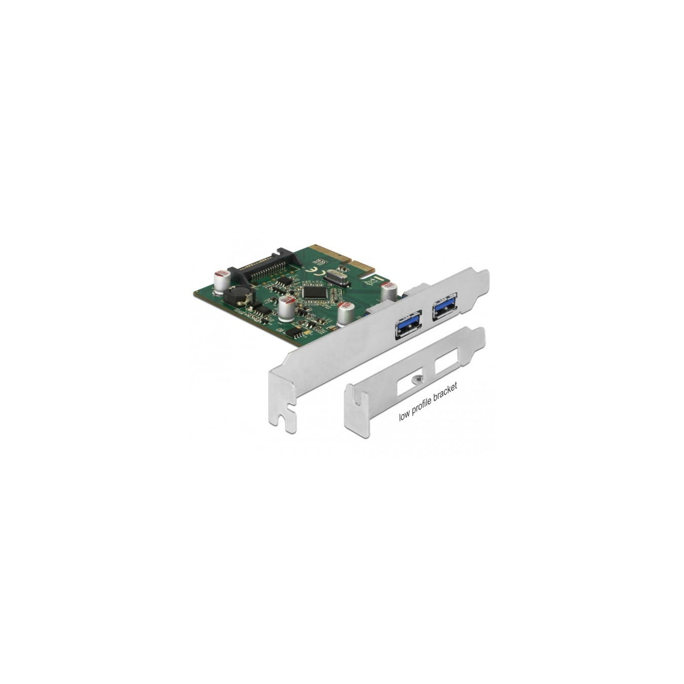 PCIe x4 to 2x ext USB 3.1 Gen2 A, USB-Controller — Buy in Cyprus with Fast Delivery