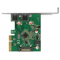 PCIe x4 to 2x ext USB 3.1 Gen2 A, USB-Controller — Buy in Cyprus with Fast Delivery
