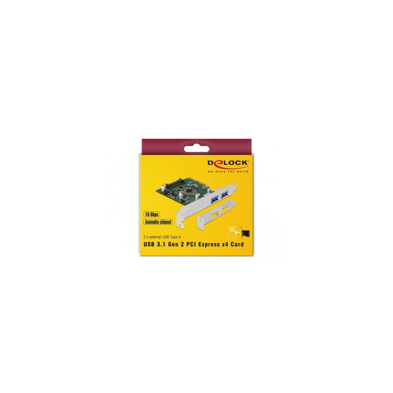 PCIe x4 to 2x ext USB 3.1 Gen2 A, USB-Controller — Buy in Cyprus with Fast Delivery