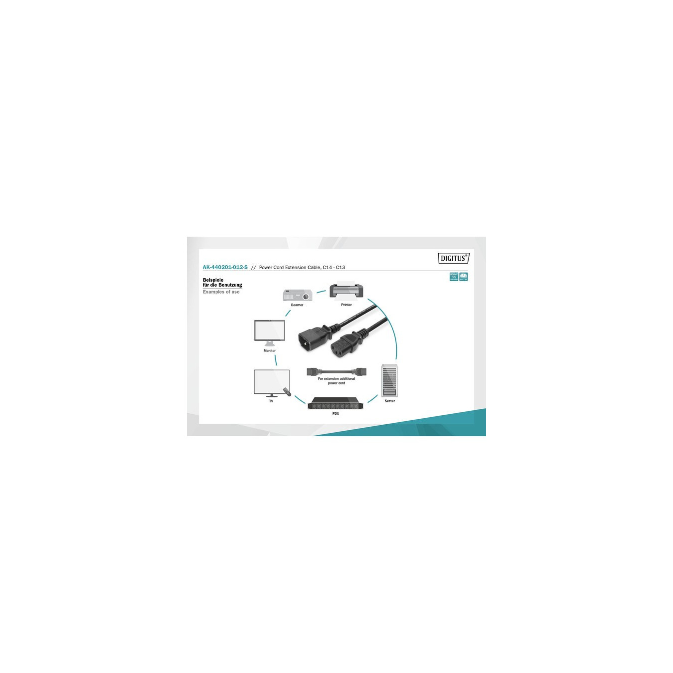 Power extension cable — Buy in Cyprus with Fast Delivery