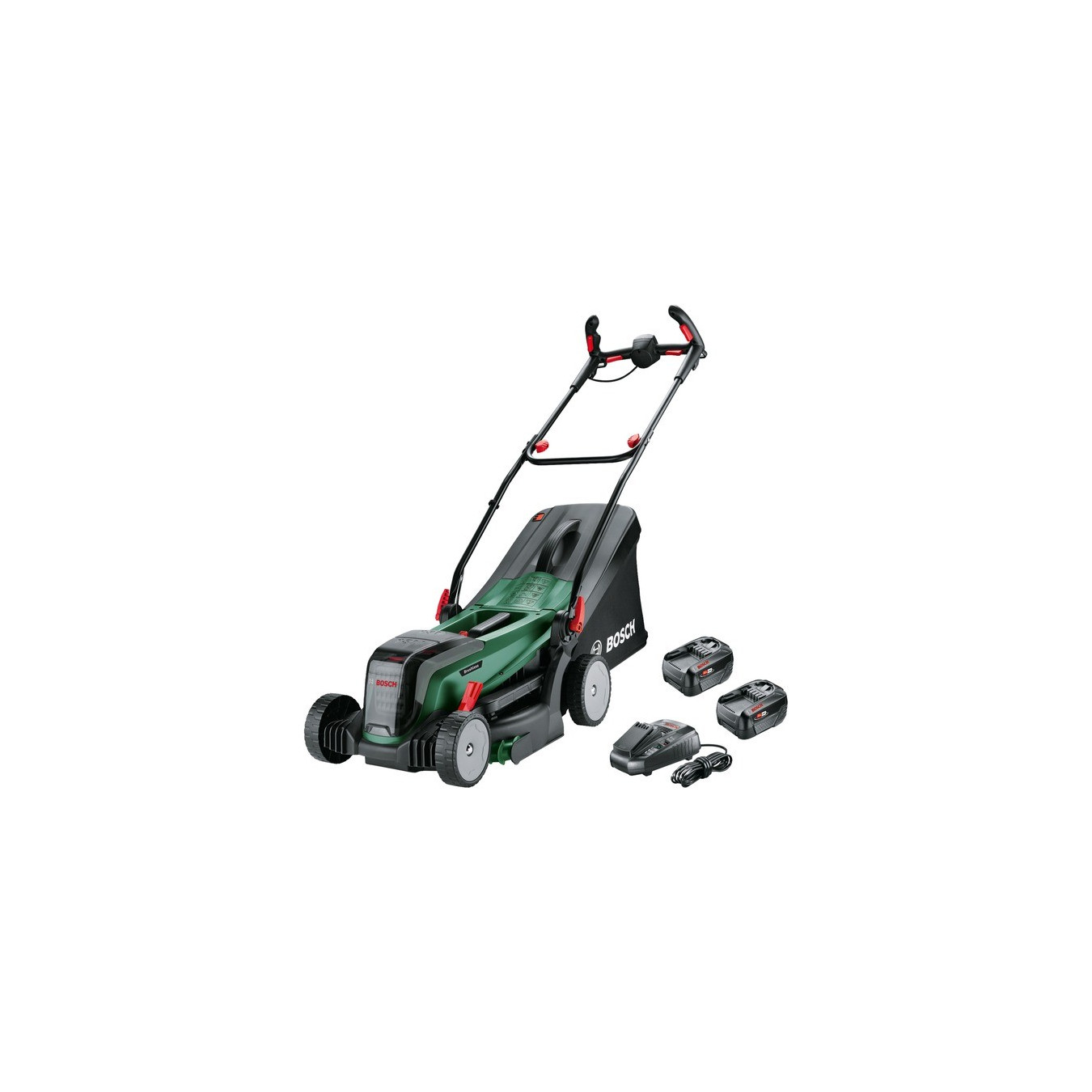 Cordless lawnmower UniversalRotak 2x18V-37-550, 36Volt (2x18V) — Buy in Cyprus with Fast Delivery