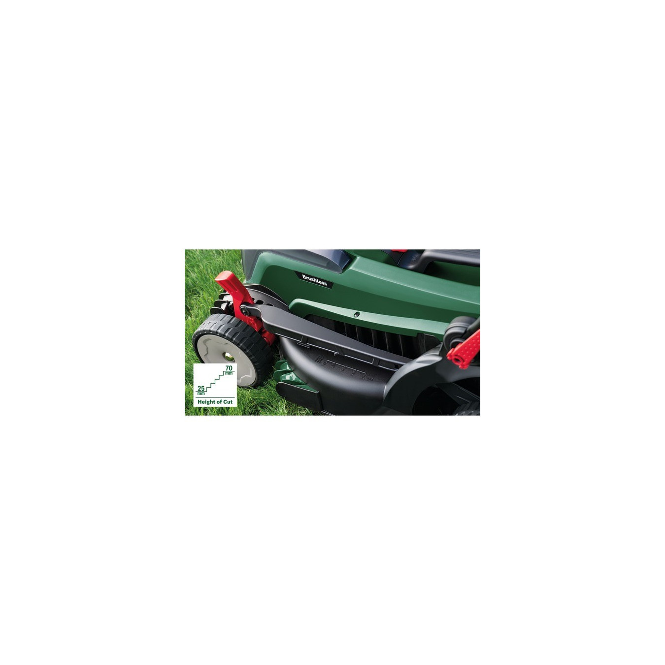 Cordless lawnmower UniversalRotak 2x18V-37-550, 36Volt (2x18V) — Buy in Cyprus with Fast Delivery