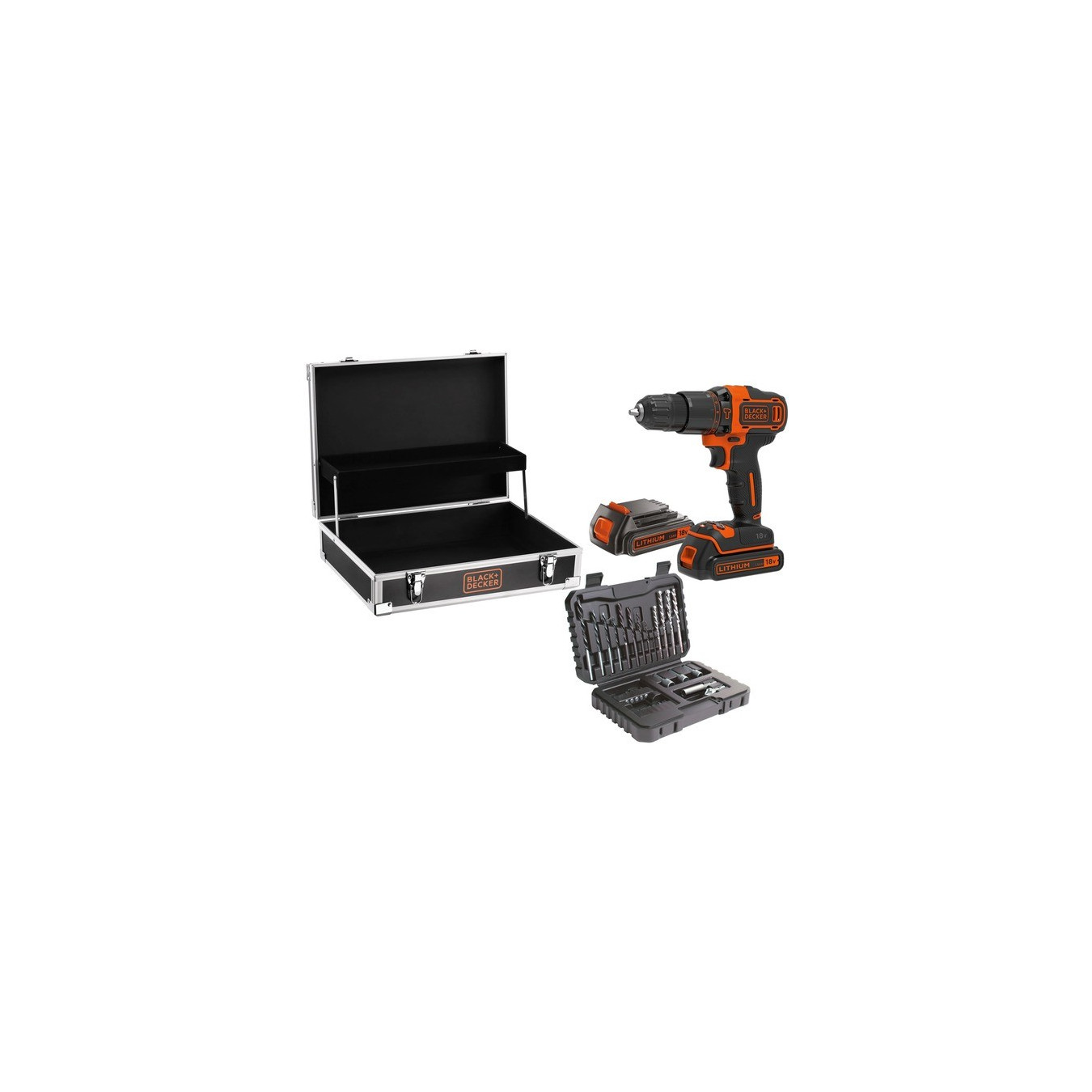 Cordless impact drill BDCHD18B2FC, 18 volts — Buy in Cyprus with Fast Delivery