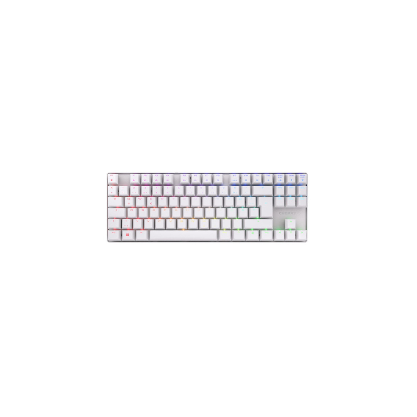 CHERRY MX 8.2 TKL Wireless - G80-3882LJADE-0 - White, Tenkeyless, Per-Key RGB, Tri-Mode — Buy in Cyprus with Fast Delivery